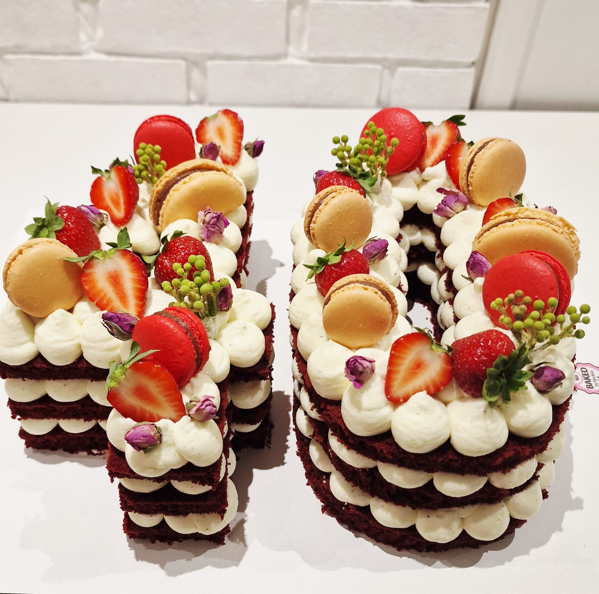 Bespoke custom celebration cake for Ladies & Elegance handcrafted by Nicoleta